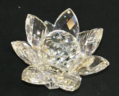 Buy Lotus Flower Crystal With Diamontes Ornament SH3 • 8.99£