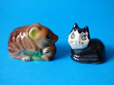Buy Pair Cute Collectable Laureston Babbacombe Cat Kitten & Mouse Buy 1 Get 1 Free • 13.50£