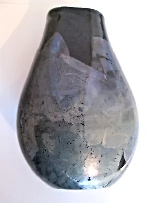 Buy British Studio/Art Glass 'Silver Leaf Mountain' Vase By Ed & Margaret Burke E&M • 38£