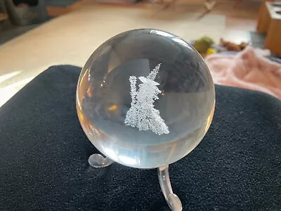 Buy Small Clear Quartz Crystal Ball With A Wizard Inside • 4£