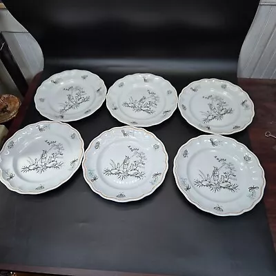 Buy 6 Antique Copeland Spode 3237 Pattern Asian Man Fishing Dinner Plates 10 1/2  • 142.08£