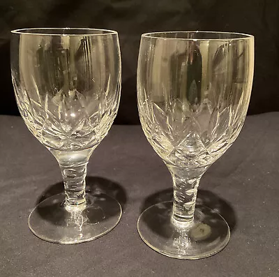 Buy 2 Vintage Stuart Crystal Wine Sherry Aperitif Cut Glass Spirit Drink Carlingford • 29.50£
