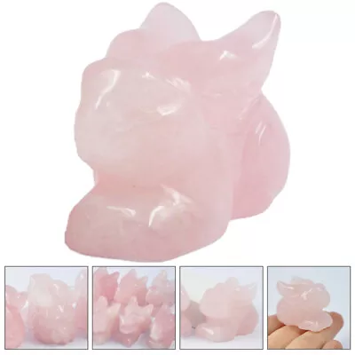 Buy Realistic Rabbit Miniature Bunnies Crystal Animal Figures Glass Ornament • 10.99£