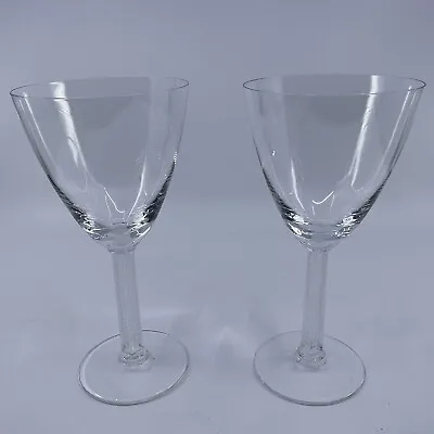 Buy Set Of 2 Lalique Phalsbourg Water Goblets 7 1/4  Tall • 151.56£