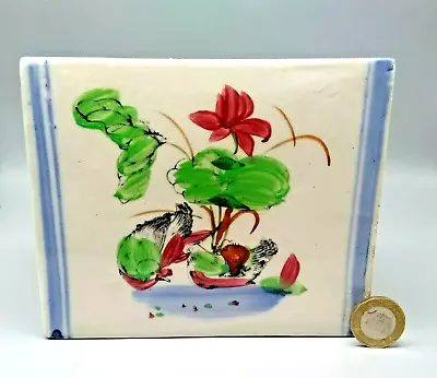 Buy Chinese Porcelain Opium Pillow Block Headrest Decorated With Flowers & Ducks. • 19.99£