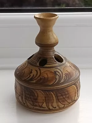 Buy Vintage Alvingham Pottery?? Single Stem Bud Vase Or Incense Burner Vase • 11.50£