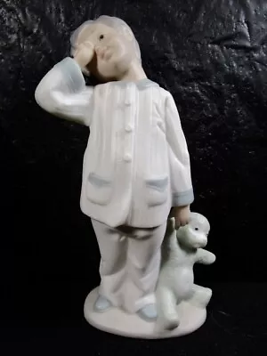 Buy Beautiful  Lladro - Daisa  Golden Memories   Boy With Teddy Bear   Figure  • 38.35£