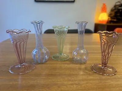 Buy 5 X Vintage Bimini Franz Lampl C1930 Art Deco Miniature Vases Superb Condition • 29.99£