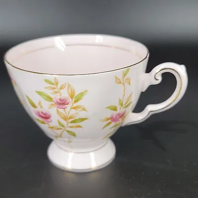 Buy Tuscan Tea Cup Fine English Bone China Replacement England  Pale Pink With Roses • 12.92£