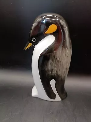 Buy Lovely Hungarian Hollohaza Porcelain Penguin Figurine, 14cm Tall • 20£
