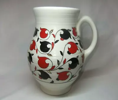 Buy Crown Ducal Charlotte Rhead Vase Christies Red Oyster Pattern Tube Lined Handled • 49.99£