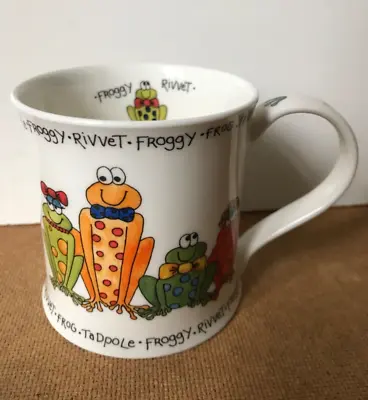 Buy Animal Crackers Mug Dunoon Sarah Mercer Frogs Froggy Rivvet • 9.99£