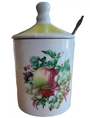 Buy Wade Pottery Perserve Pot Lidded Jam Jelly Honey EPNS Original Spoon 1940s • 14.99£