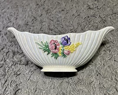 Buy Maling Lustre Ware Boat Shape Anemone Vase Bowl • 7.99£