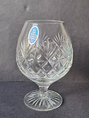 Buy ROYAL DOULTON ENGLAND Crystal Cut Brandy Cognac Snifter Glass Rare DISCONTINUED • 10.95£