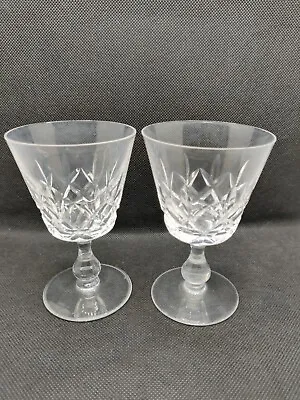 Buy Vintage Stuart Crystal 'Ashford' Claret Wine Glasses | Set Of 2 • 6£