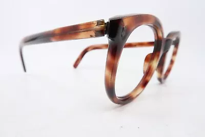 Buy Vintage 40s Acetate Eyeglasses Frames Hand Made In France 140mm Sides Deadly • 15£
