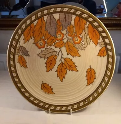 Buy Crown Ducal 1930's 'Autumn Leaves Display Charger Pattern 4921 Perfect Condition • 85£