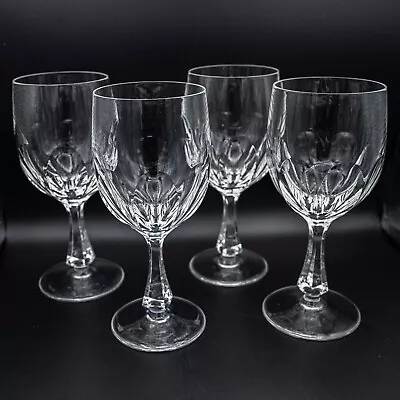 Buy Josair Crystal Blanka Tall Water Goblet Glass Set Of 4- 7 1/4  FREE USA SHIPPING • 81.96£