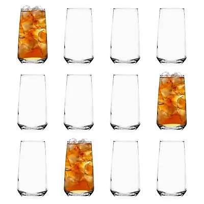 Buy 12x LAV Lal Highball Glasses Tall Glass Water Drinking Tumblers Set 480ml • 18£