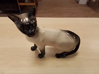 Buy Vintage Beswick Siamese Cat Pottery Figure #9002 • 15.99£