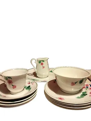 Buy Set Vintage Adderley Ware 5 Small Plates, 5 Medium Plates, 1 Cake Plate, 1 Bowl  • 99.99£
