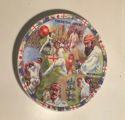 Buy Fine Bone China “Cricket” Sporting Heroes James Sadler Plate By Matt Edwards NEW • 17.99£