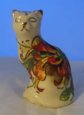 Buy Vintage Old Tupton Ware Small Seated Cat Figurine.Hand Painted Floral Decoration • 4.95£