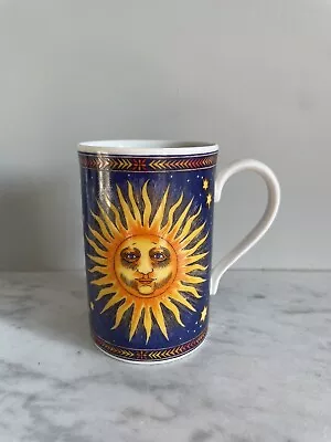 Buy Dunoon Coffee Mug Tea Cup  Cosmos  Sun Stars Yellow Blue Stoneware Scotland • 11£