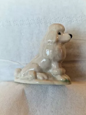 Buy Wade Whimsies Miniature Poodle Figurine 4cm • 0.99£