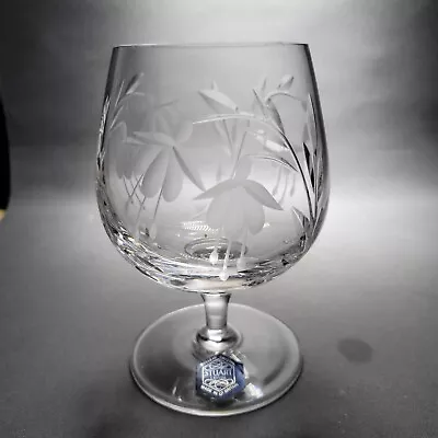Buy Stuart Crystal “CASCADE” Brandy Glass 13cms  5 1/8″ Tall • 19.90£