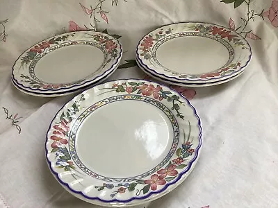 Buy Set Of 6 Staffordshire Cherry Orchard 18cm Side Plates • 13.99£