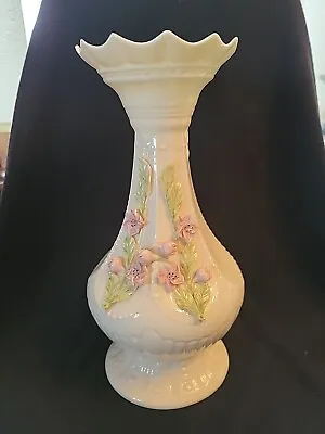 Buy Irish Belleek Porcelain China Cherry Blossom Bud Vase 7th Stamp.  • 5£