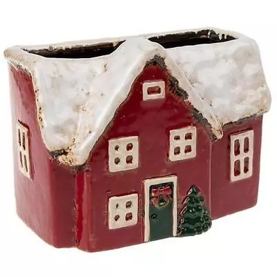 Buy Village Pottery Xmas Cottage Planter Christmas Decoration • 18.99£