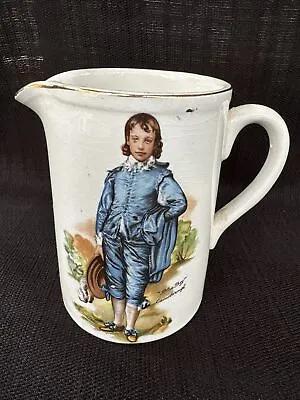 Buy Vintage Lord Nelson Pottery Blue Boy Pitcher England 4 1/4” Tall • 26.46£