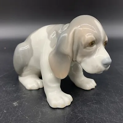 Buy Retired VTG Lladro Beagle Dog  Sad Puppy  Porcelain 6  Figurine #1071  I-31-Mv 6 • 37.92£