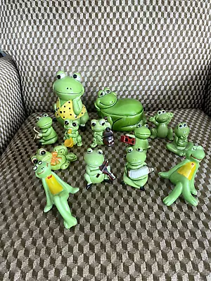 Buy Frog Figurines Set, Including Money Box And Storage Dish • 10£