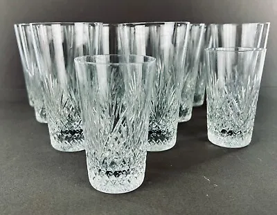 Buy Antique Set Of Cut Glass Lemonade Glasses & Champagne Tumblers SDF • 120.06£