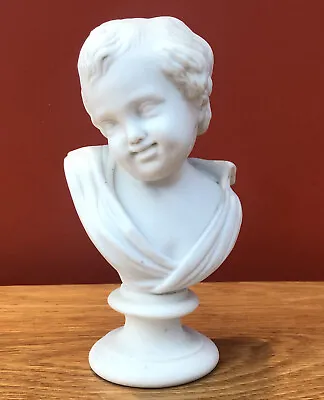 Buy Victorian J & T Bevington Parian (Parianware) Bust Of A Child, 16cm Overall • 29.95£