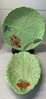 Buy Carlton Ware Lobster Salad Ware Luncheon Plate And Tomatoe Plate Server • 28£
