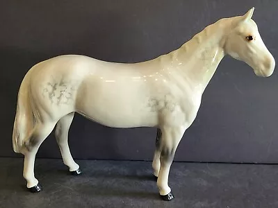 Buy BESWICK 1957-1982 HORSE PONY THE HUNTSMAN'S MODEL No. 1484 GREY GLOSSY VINTAGE • 113.80£
