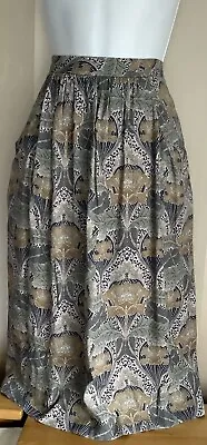 Buy Laura Ashley Grey Mix Floral Skirt Size 8 • 3.99£