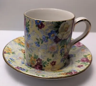 Buy BCM Nelson Ware Tea Cup And Saucer Vintage Made In England Floral ￼miniature • 20.86£