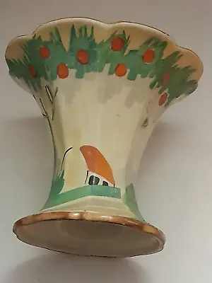 Buy Wade Heath Vase Art Deco Flower Vase Rose Bowl 6  Tall. Hand Painted. • 45£