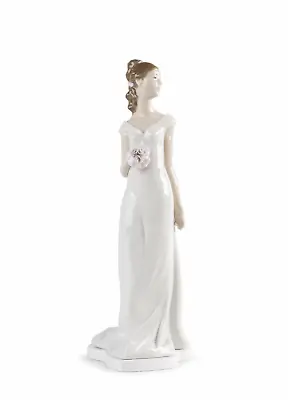 Buy Lladro Soulmates Bride I Figurine #9573 Brand Nib Wedding Couple Save$$ F/sh • 334.26£