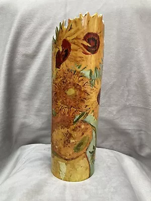 Buy John Beswick Silhouette D’Art Vase - Vincent Van Gogh Sunflowers  • 30£