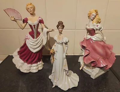 Buy 3 X Franklin Mint Figurines , Cinderella, Vienna Waltz & Arabella • 75£