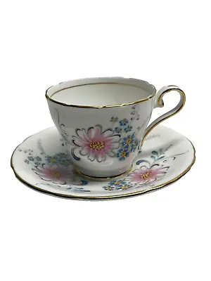Buy Aynsley Bone China Charmagne C2089 Cup And Saucer ( F60), Vintage • 21.99£