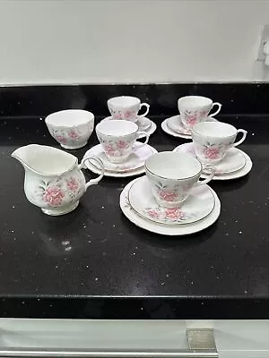 Buy 17 Piece Vintage Duchess Bone China England Tea Set • 29.99£