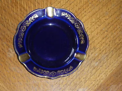 Buy Limoges Navy Blue Collectable Ashtray • 5.50£